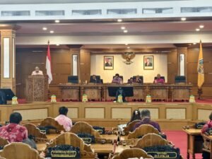 Sidang Paripurna DPRD Bali agenda pengesahan APBD Perubahan 2026, Jumat (25/9/2026).