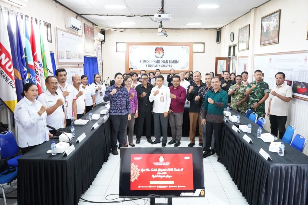 Komisi Pemilihan Umum (KPU) Kabupaten Gianyar melaksanakan Rapat Rekapitulasi Pemutakhiran Data Pemilih Berkelanjutan (PDPB) Triwulan III Tahun 2026, Rabu (30/9/2026).