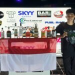 Bartender asal Bali Gede Rico Hardiana Widnyana di ajang kejuaraan dunia di Las Vegas