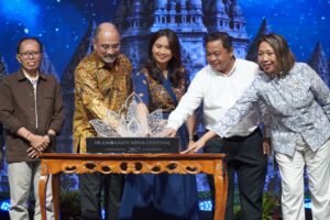 Prambanan Shiva Festival (PSF) 2027 diluncurkan dalam rangkaian Wonderful Indonesia Tourism Fair (WITF) 2026 di Jakarta International Expo (JIExpo), Kemayoran, Jakarta, Sabtu (17/10/2026).