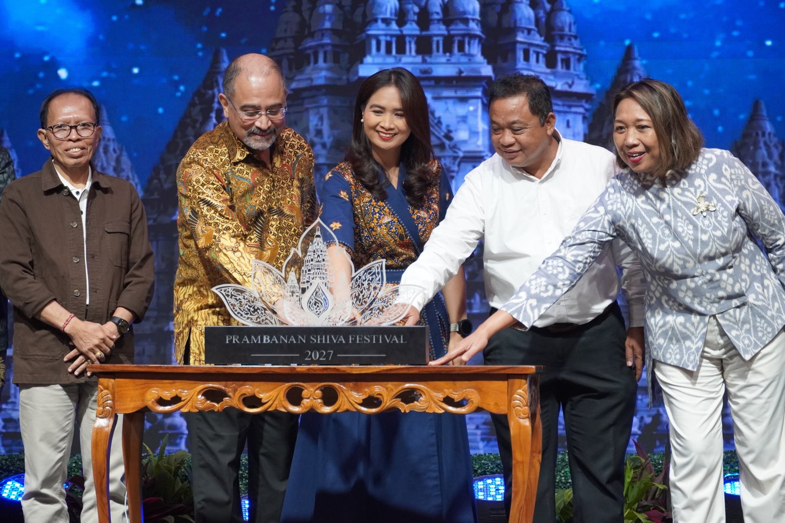 Prambanan Shiva Festival (PSF) 2027 diluncurkan dalam rangkaian Wonderful Indonesia Tourism Fair (WITF) 2026 di Jakarta International Expo (JIExpo), Kemayoran, Jakarta, Sabtu (17/10/2026).