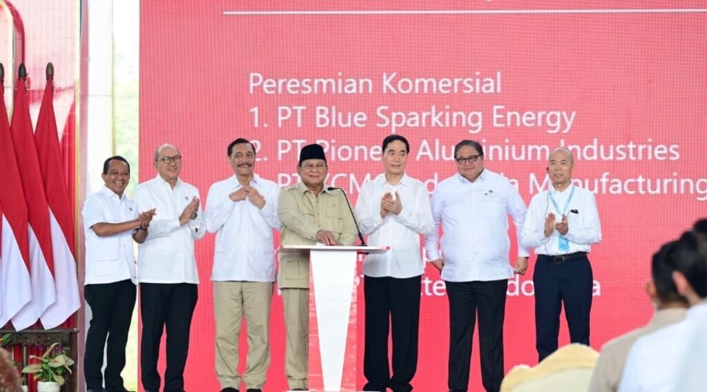 Prabowo Resmikan 11 Proyek Hilirisasi Senilai Rp180 Triliun